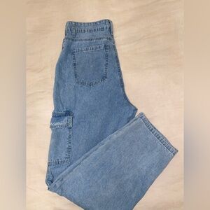 Lightweight Highwaist Cargo Jeans